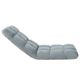 Adjustable Cushioned Floor Gaming Lounge Chair 99 x 41 x 12cm - Grey - Top-Down View