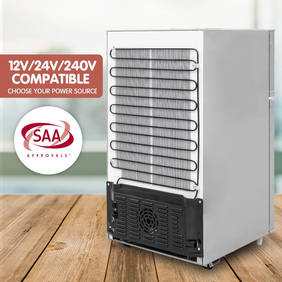 Kolner 105L Portable Upright Fridge Freezer