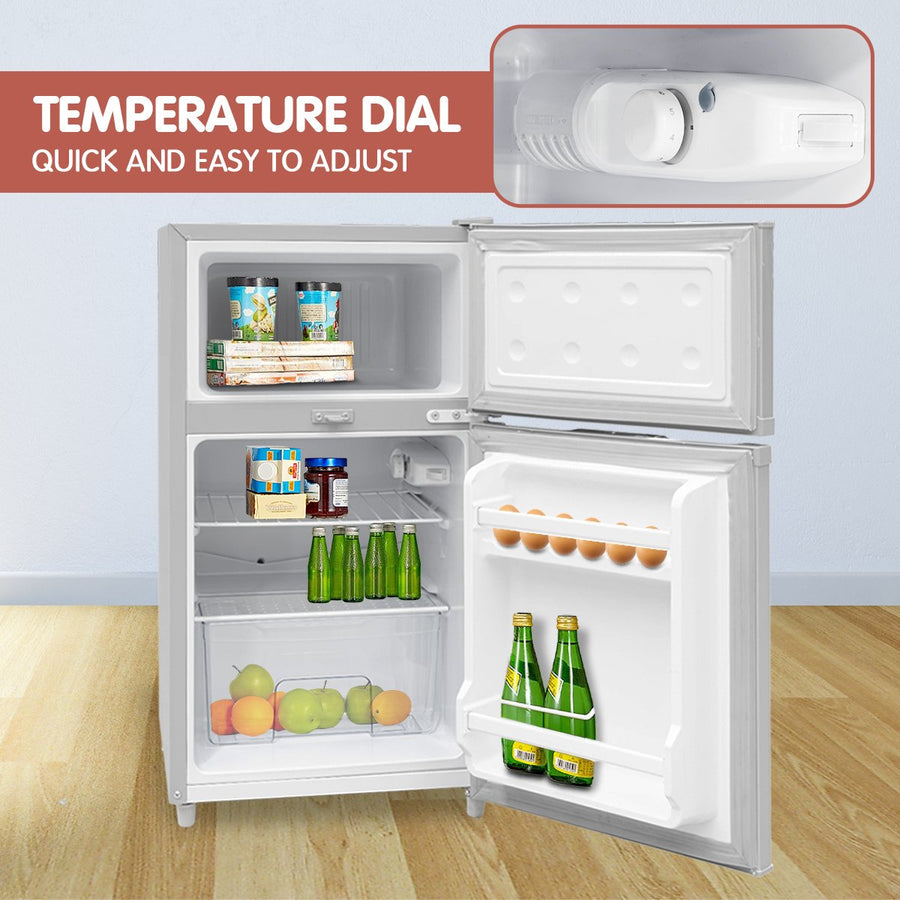 Kolner 105L Portable Upright Fridge Freezer
