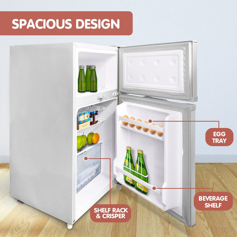 Kolner 105L Portable Upright Fridge Freezer