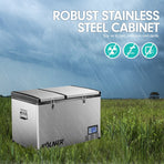 Kolner 125L Portable Fridge Cooler Freezer Camping