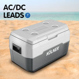 Kolner 20L Portable Camping Fridge Cooler Freezer Refrigerator Grey