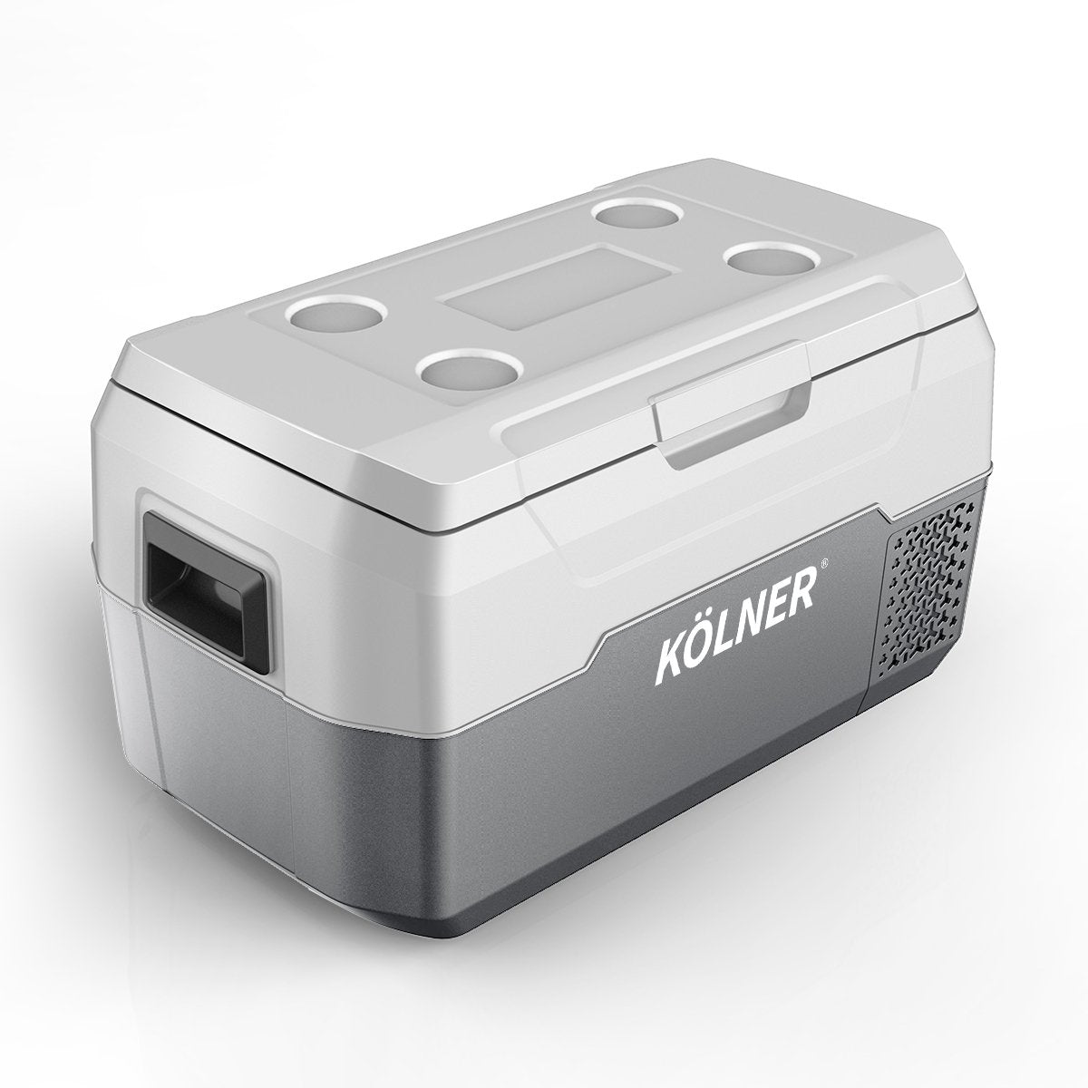 Kolner 20L Portable Camping Fridge Cooler Freezer Refrigerator Grey