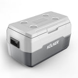 Kolner 20L Portable Camping Fridge Cooler Freezer Refrigerator Grey - Top-Down View