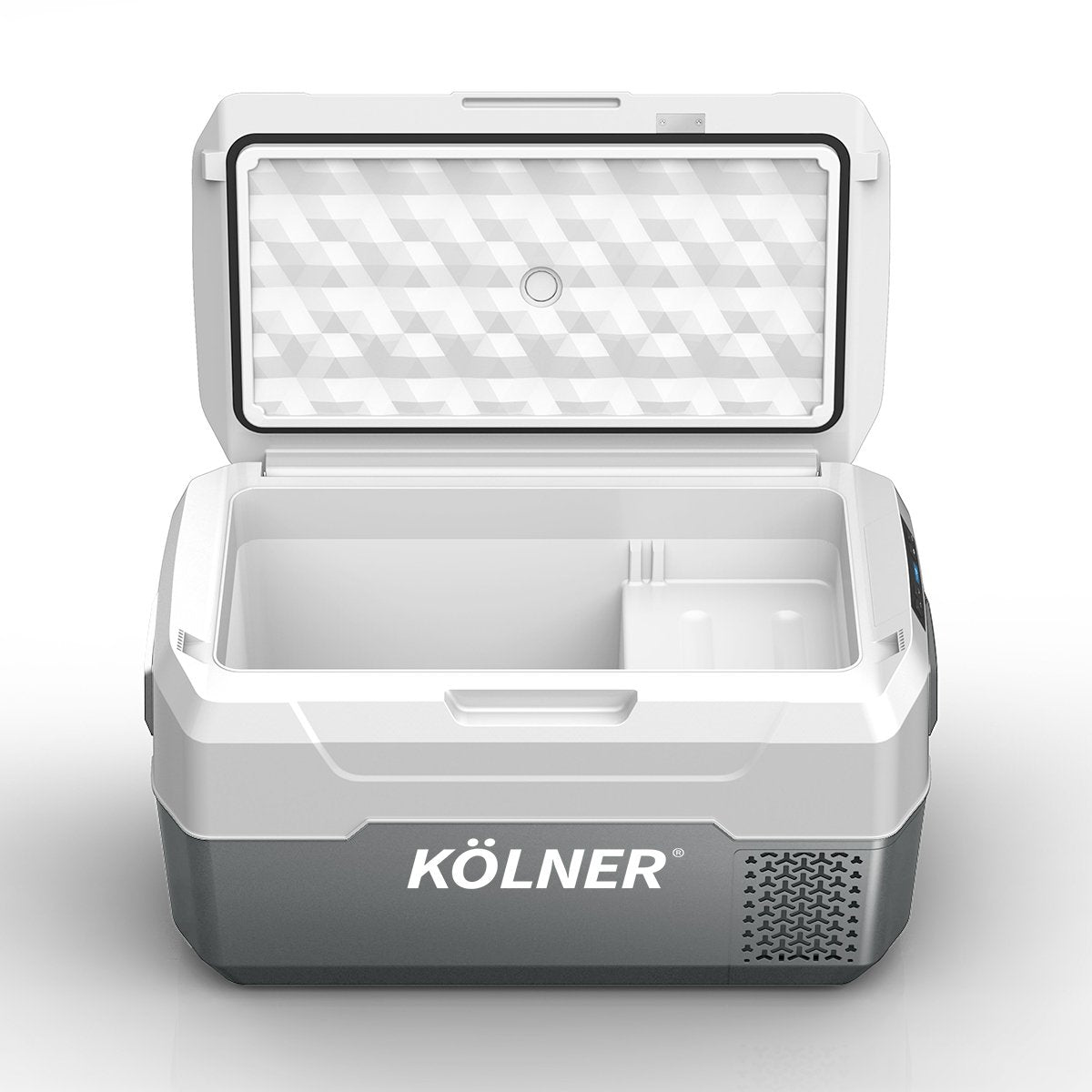 Kolner 20L Portable Camping Fridge Cooler Freezer Refrigerator Grey