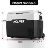 Kolner 40L Portable Fridge Cooler Freezer Refrigerator w/ Trolley - Extra Image