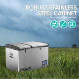 Kolner 80L Portable Fridge Cooler Freezer Camping - Rear View