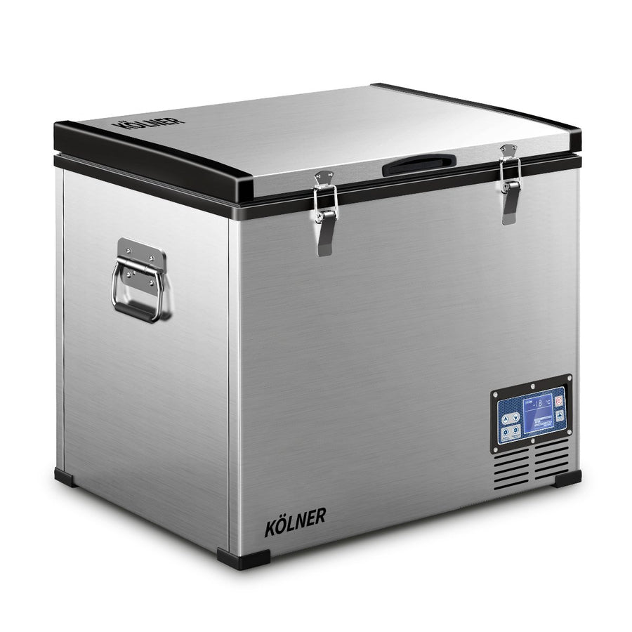 Kolner 95L Stainless Steel Portable Fridge Chest Camping Freezer