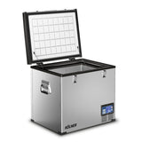 Kolner 95L Stainless Steel Portable Fridge Chest Camping Freezer