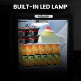 Kolner 100L Mini Bar Wine Fridge Glass Door Beverage Cooler Drinks Refrigerator - Rear View