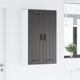 Wall Cabinet LUCCA Black 60 x 31 x 100 cm Engineered Wood - Top-Down View