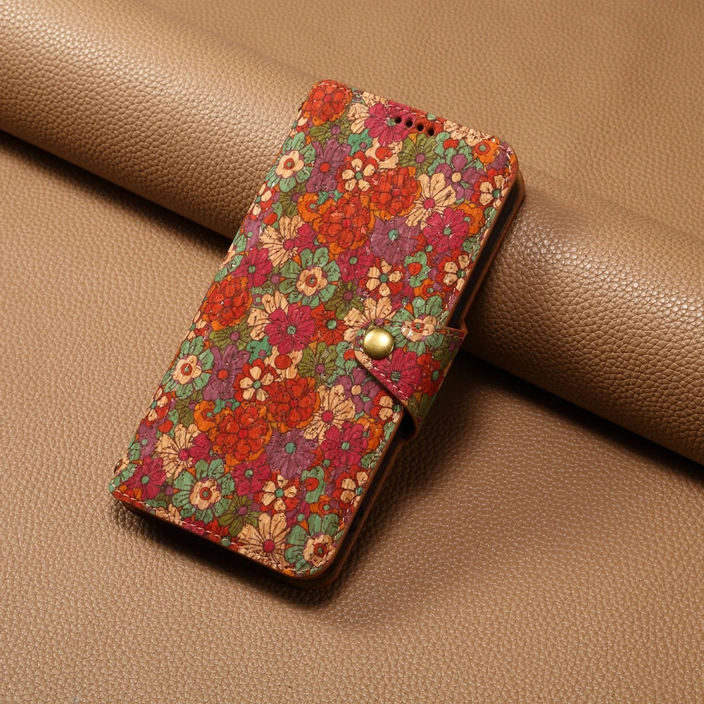 Wallet i Phone 15 Case for Coque iPhone 16 15 14 13 12 11 Pro Max 7 8 Plus X XS XR SE Case High Quality Leather Totem Flip Cover