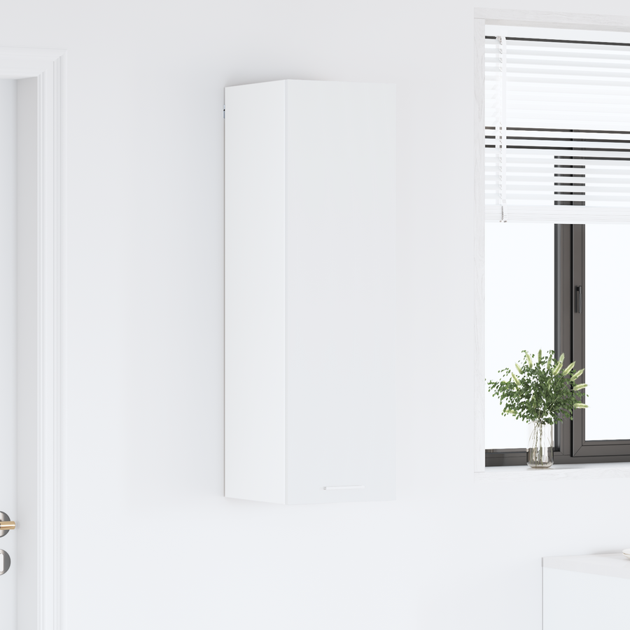 Hanging Cabinet White 30 x 31 x 100 cm Engineered Wood