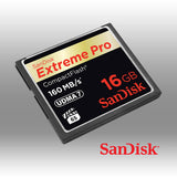 SanDisk Extreme Pro CFXP 256GB CompactFlash 160MB/s (SDCFXPS-256G) - Front View
