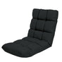 Adjustable Floor Gaming Lounge Line Chair 100 x 50 x 12cm - Black