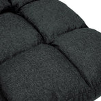 Adjustable Floor Gaming Lounge Line Chair 100 x 50 x 12cm - Black