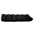 Adjustable Floor Gaming Lounge Line Chair 100 x 50 x 12cm - Black
