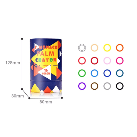 Flower Monaco Palmy Crayons 24 Colour-2006733317390602246