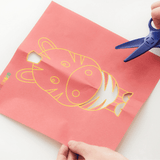 Flower Monaco Paper Hold and Cut  Set - Side View
