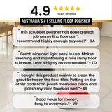Hauskeeper GEN2 5 in 1 Electric Floor Polisher 6M Power Cable Timber Hard Waxer Buffer Cleaner