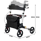 Orthonica Folding Rollator Walker - Front View