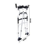 Orthonica Aluminium Forearm Walker Walking Mobility Aid - Side View