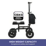 Orthonica Foldable Steel Mobility Knee Scooter Walker - Extra Image