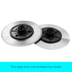 200W Pronti Deli and Food Electric Meat Slicer Blades Processor Black