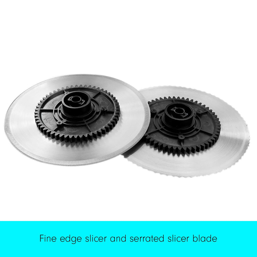 200W Pronti Deli and Food Electric Meat Slicer Blades Processor Black