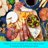 200W  Pronti Deli and Food Electric Meat Slicer Blades Processor Black - Close-Up Angle