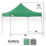 Wallaroo 3x3 PopUp Green Gazebo Marquee Outdoor Tent