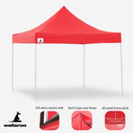 Wallaroo 3x3 PopUp Red Gazebo Marquee Outdoor Tent
