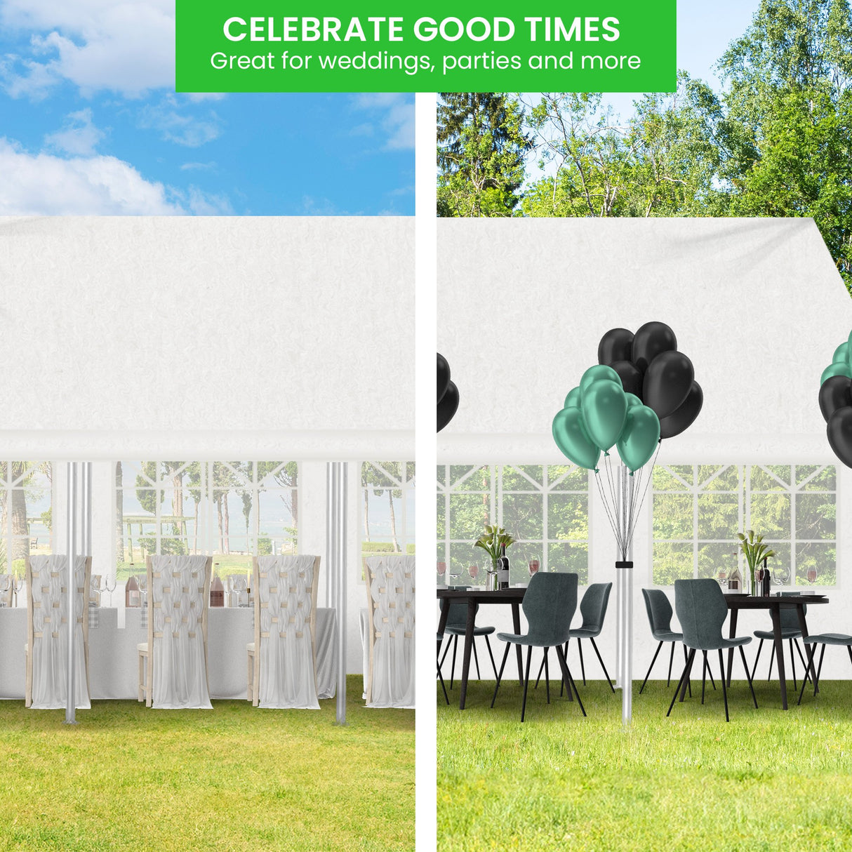 12m x 6m Wallaroo outdoor event marquee carport tent