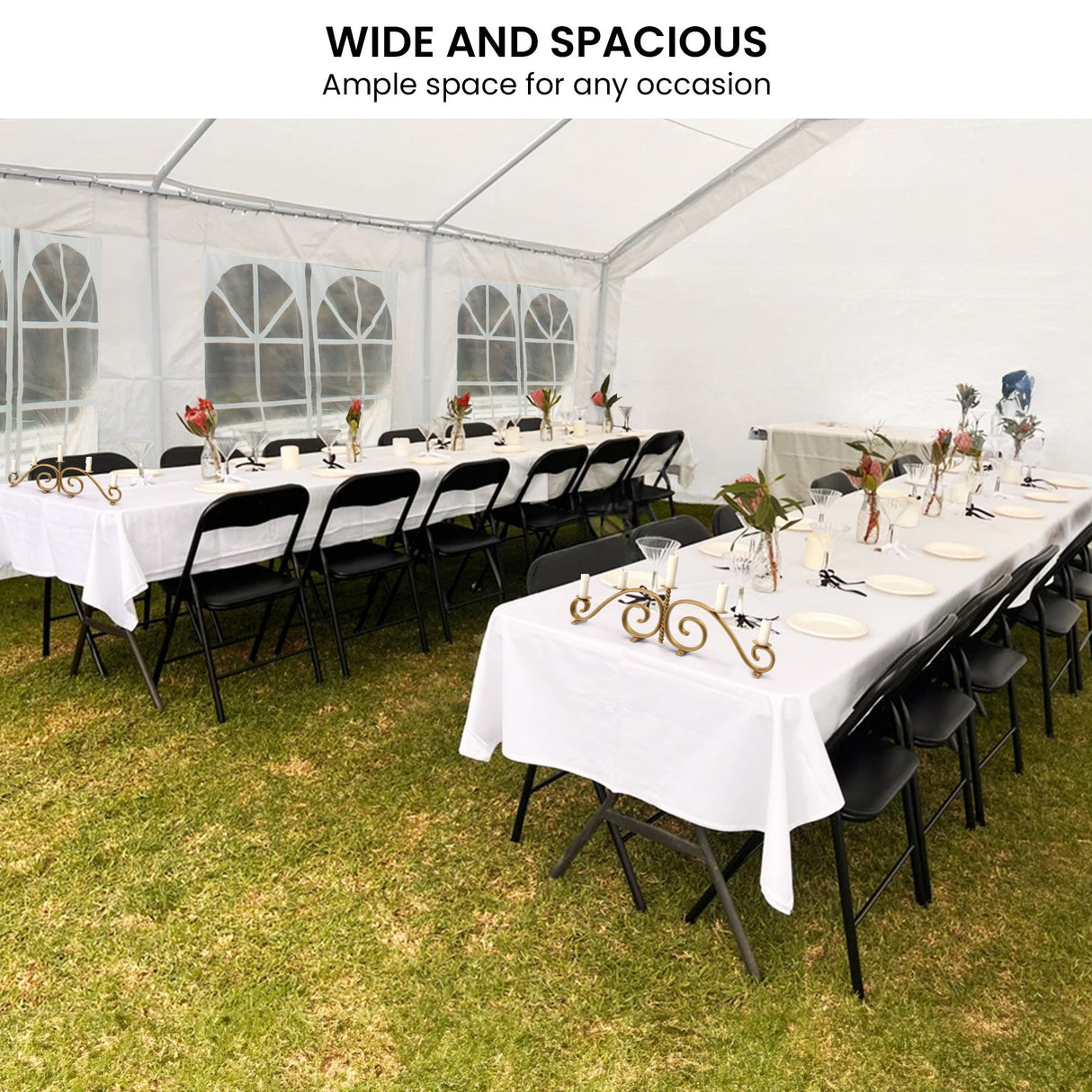 12m x 6m Wallaroo outdoor event marquee carport tent