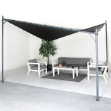 Wallaroo 3x3m Butterfly Steel Gazebo - Charcoal - Extra Image