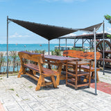 Wallaroo 3x3m Butterfly Steel Gazebo - Charcoal - Extra Image