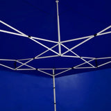 Gazebo Tent Marquee 3x4.5m PopUp Outdoor Wallaroo Blue - Close-Up Angle