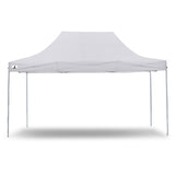 Gazebo Tent Marquee 3x4.5m PopUp Outdoor Wallaroo White - Front View