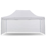 Gazebo Tent Marquee 3x4.5m PopUp Outdoor Wallaroo White - Top-Down View