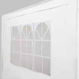 3x3m Wallaroo Outdoor Party Wedding Event Gazebo Tent - White - 45-Degree Angle