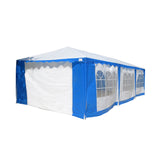 4x8 Outdoor Event Wedding Marquee Tent Blue - Front View