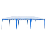 4x8 Outdoor Event Wedding Marquee Tent Blue - Side View