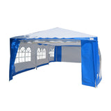 4x8 Outdoor Event Wedding Marquee Tent Blue - Top-Down View