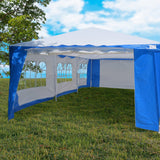 4x8 Outdoor Event Wedding Marquee Tent Blue - Low Angle