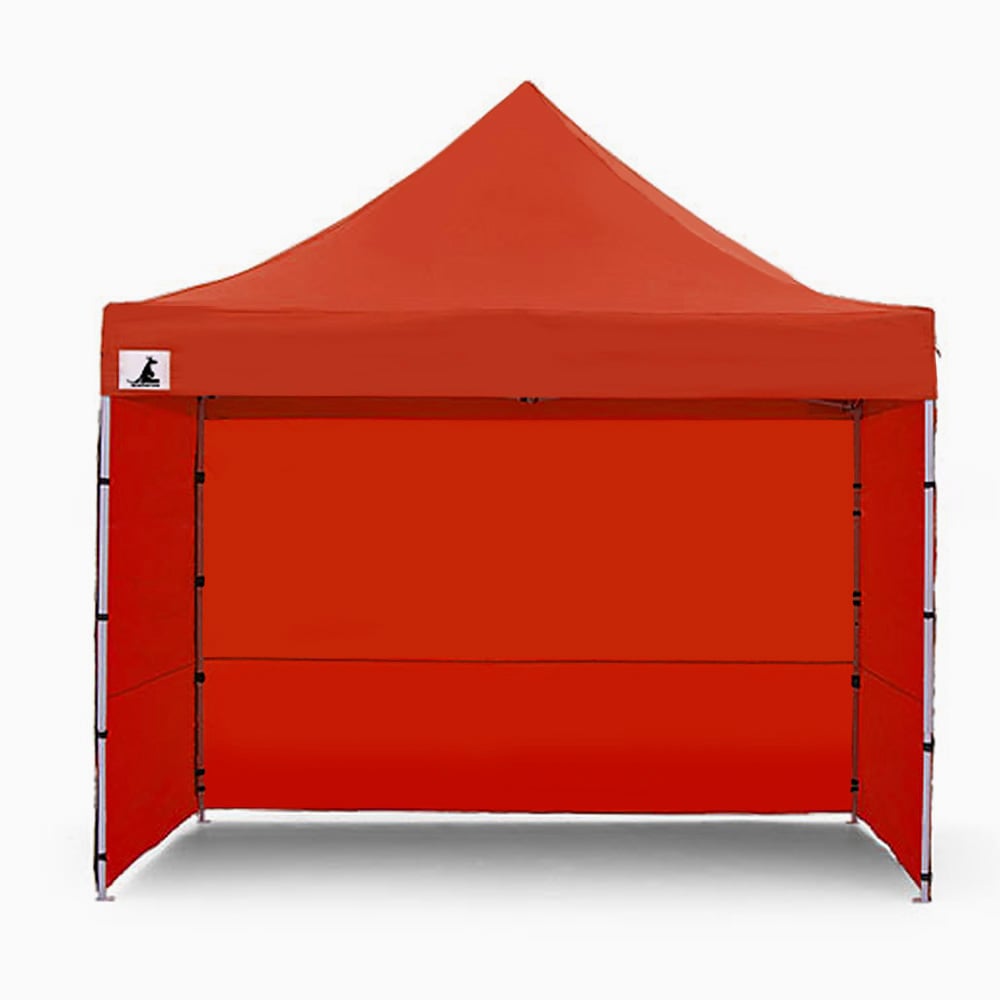 Wallaroo 3x3 PopUp Red Gazebo Marquee Outdoor Tent