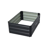 Wallaroo Garden Bed 80 x 60 x 30cm Galvanized Steel - Black - Extra Image
