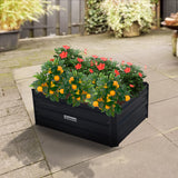 Wallaroo Garden Bed 80 x 60 x 30cm Galvanized Steel - Black - Extra Image