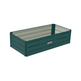 Wallaroo Garden Bed 120 x 60 x 30cm Galvanized Steel - Green - Extra Image