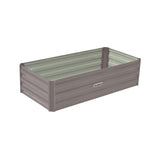 Wallaroo Garden Bed 120 x 60 x 30cm Galvanized Steel - Grey - Extra Image