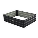 Wallaroo Garden Bed 120 x 90 x 30cm Galvanized Steel - Black - Extra Image
